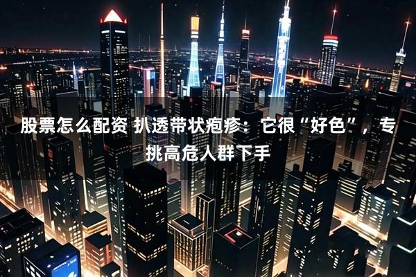 股票怎么配资 扒透带状疱疹:它很“好色”,专挑高危人群下手